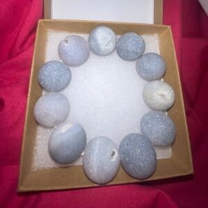 Druzy Agate Bracelet Heavy